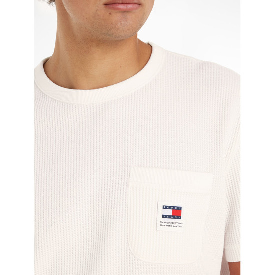 Tommy Hilfiger Ανδρική κοντομάνικη μπλούζα Reg Waffle S/S Pocket Tee